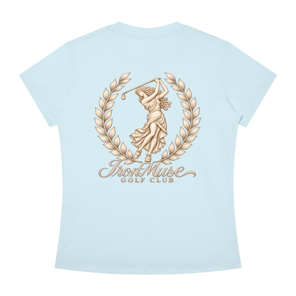 Juno Tee, Sky Blue, Back view