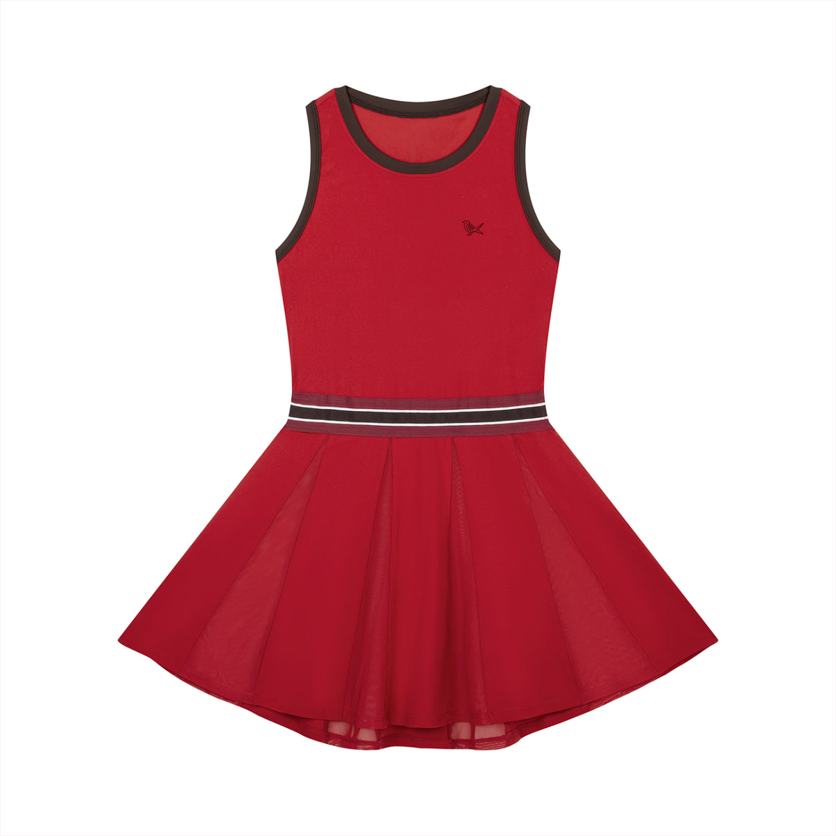 Fairway Muse Dress, Red, Front view
