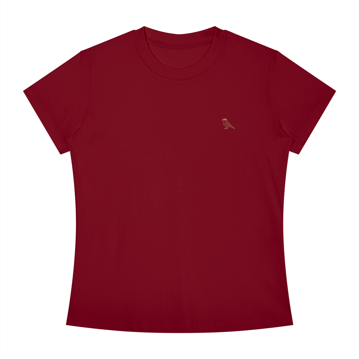 Juno Tee, Wine Red, Front view