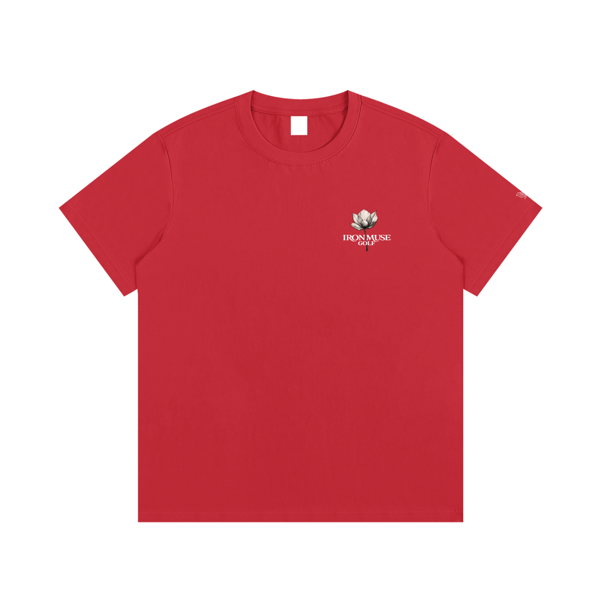 Flora Tee, Red, Front view