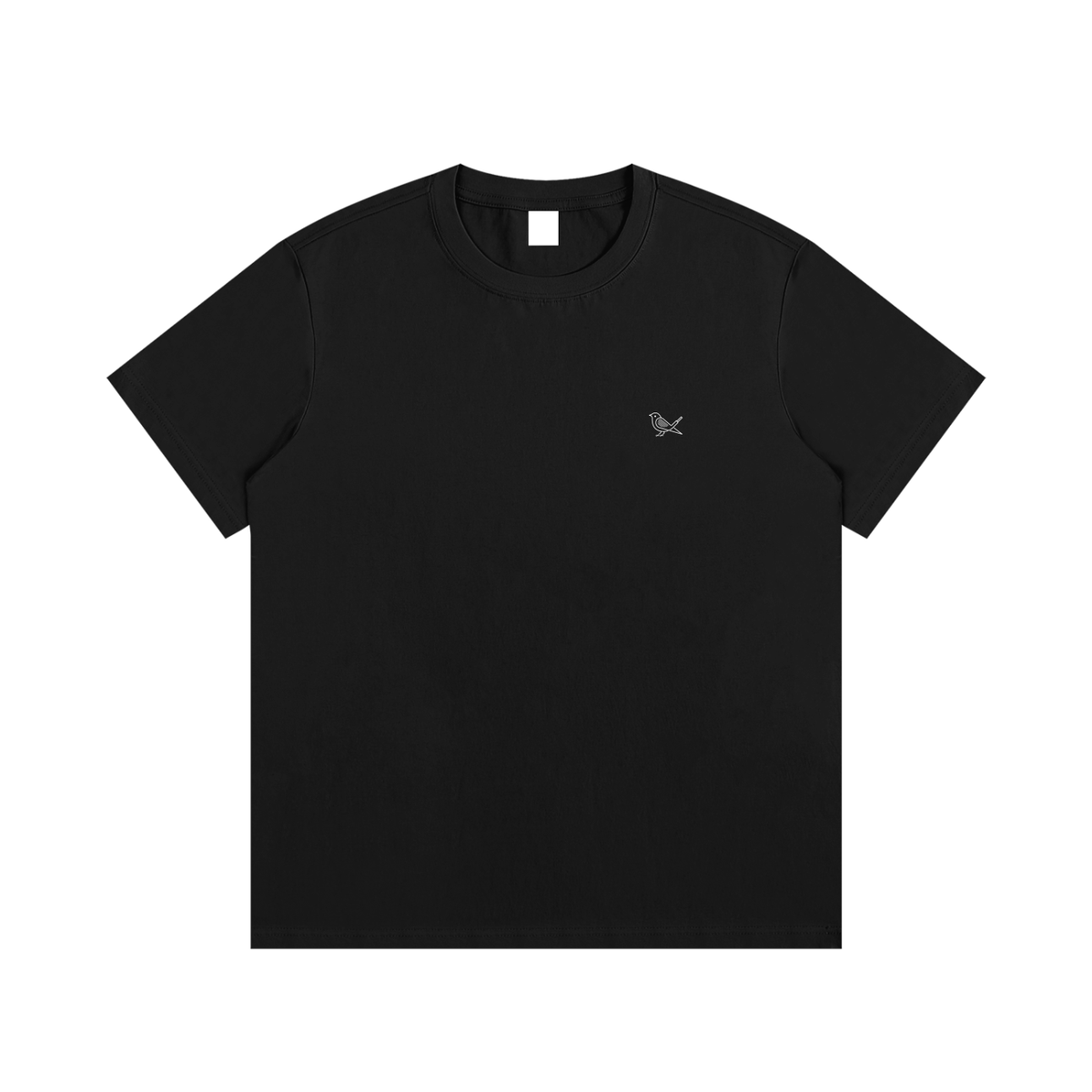 Contour Tee, Black, Front view