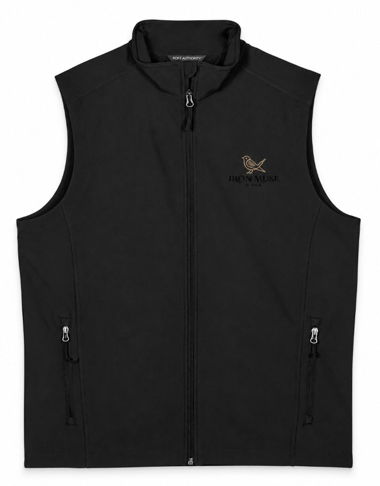 Links Vest, Black, Front view