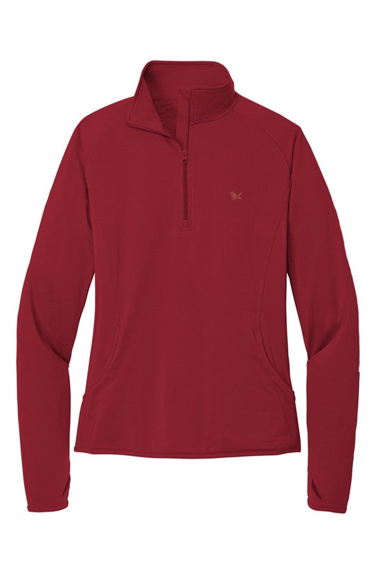 Range Zip, Deep Red, Front view
