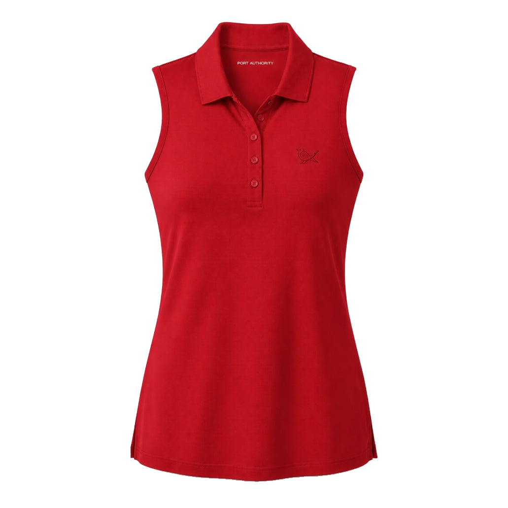 Sun Polo, Rich Red, Front view