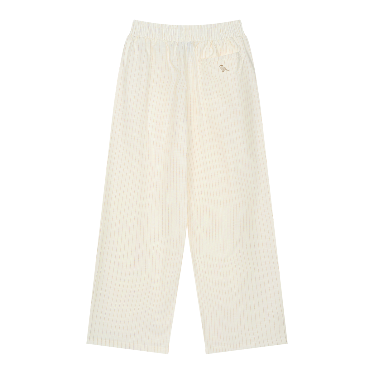 Heritage Stripe Pant, White, Back view