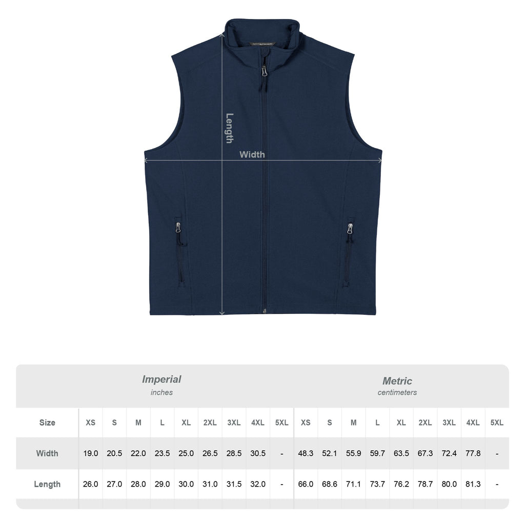 Men's Black Soft Shell Vest — Lightweight Windproof Zip Vest