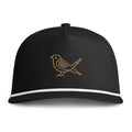 Embroidered Bird Rope Cap — Sunwashed Beige Casual Baseball Hat