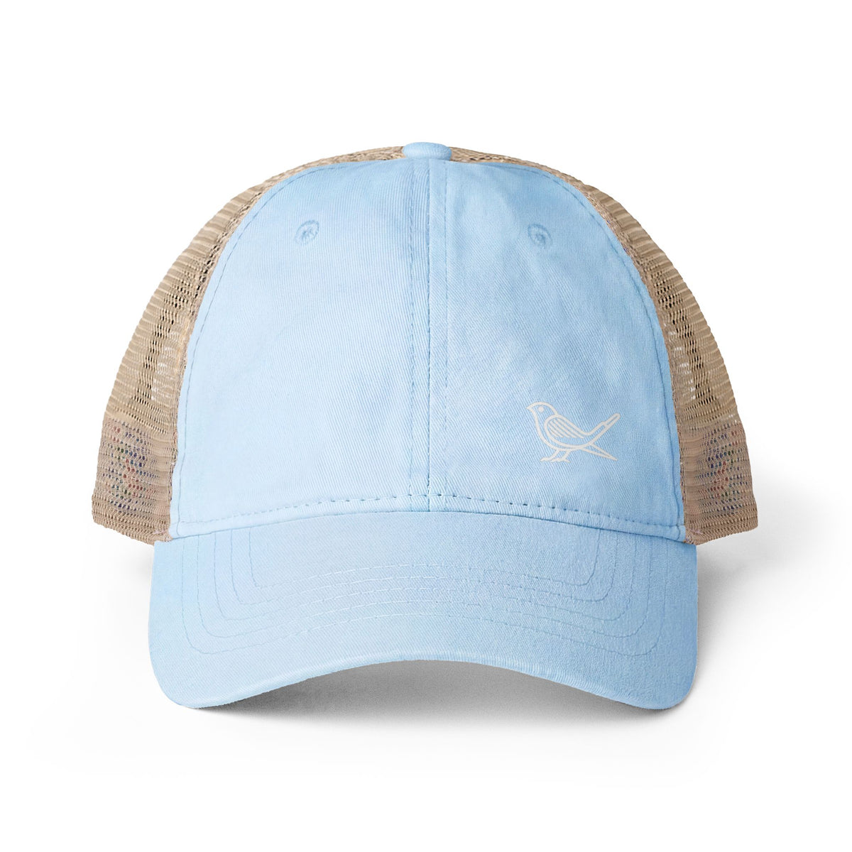 Dunes Trucker, Cashmere Blue / Floral, Front view