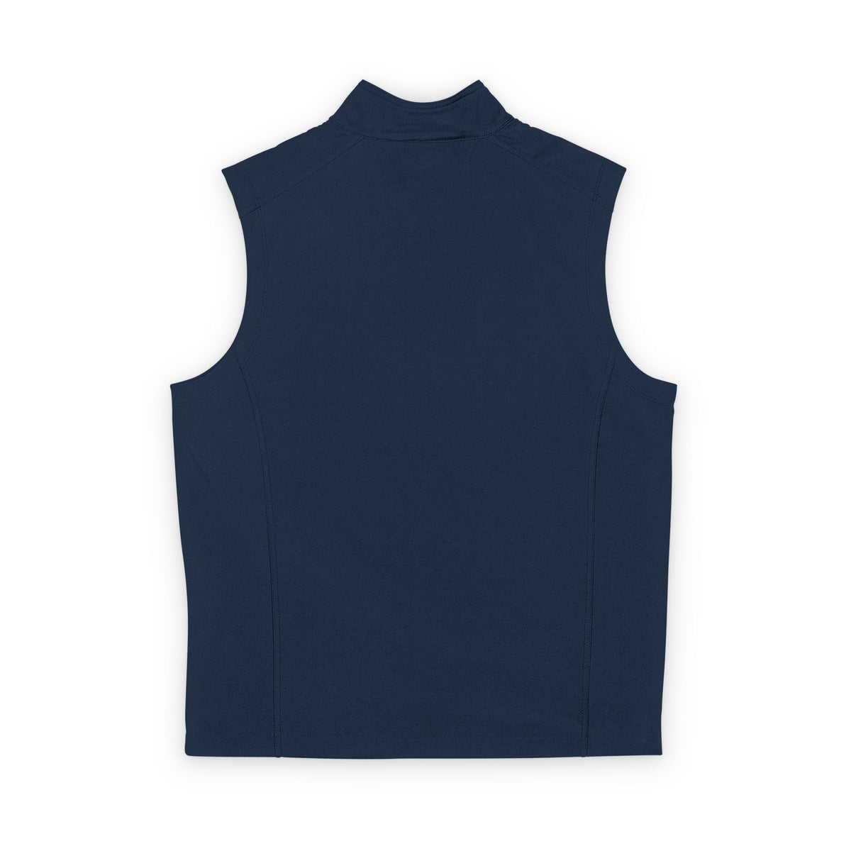 Men's Black Soft Shell Vest — Lightweight Windproof Zip Vest
