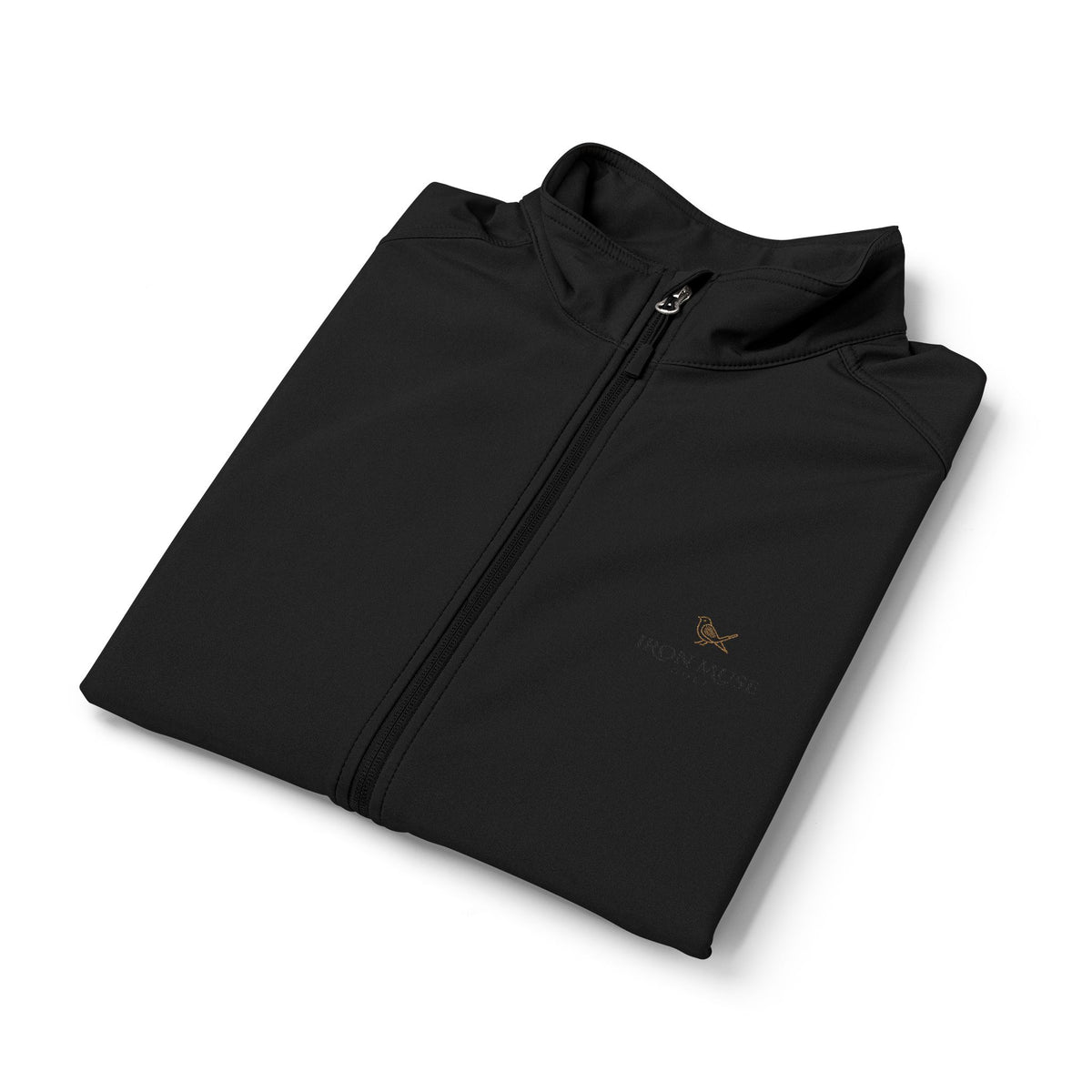 Men's Black Soft Shell Vest — Lightweight Windproof Zip Vest