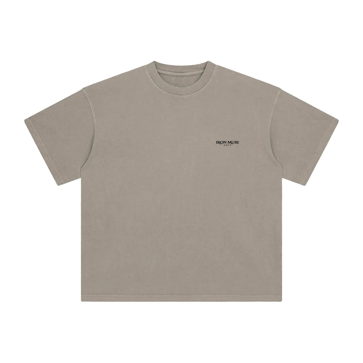 Half Moon Tee, Khaki, Front view