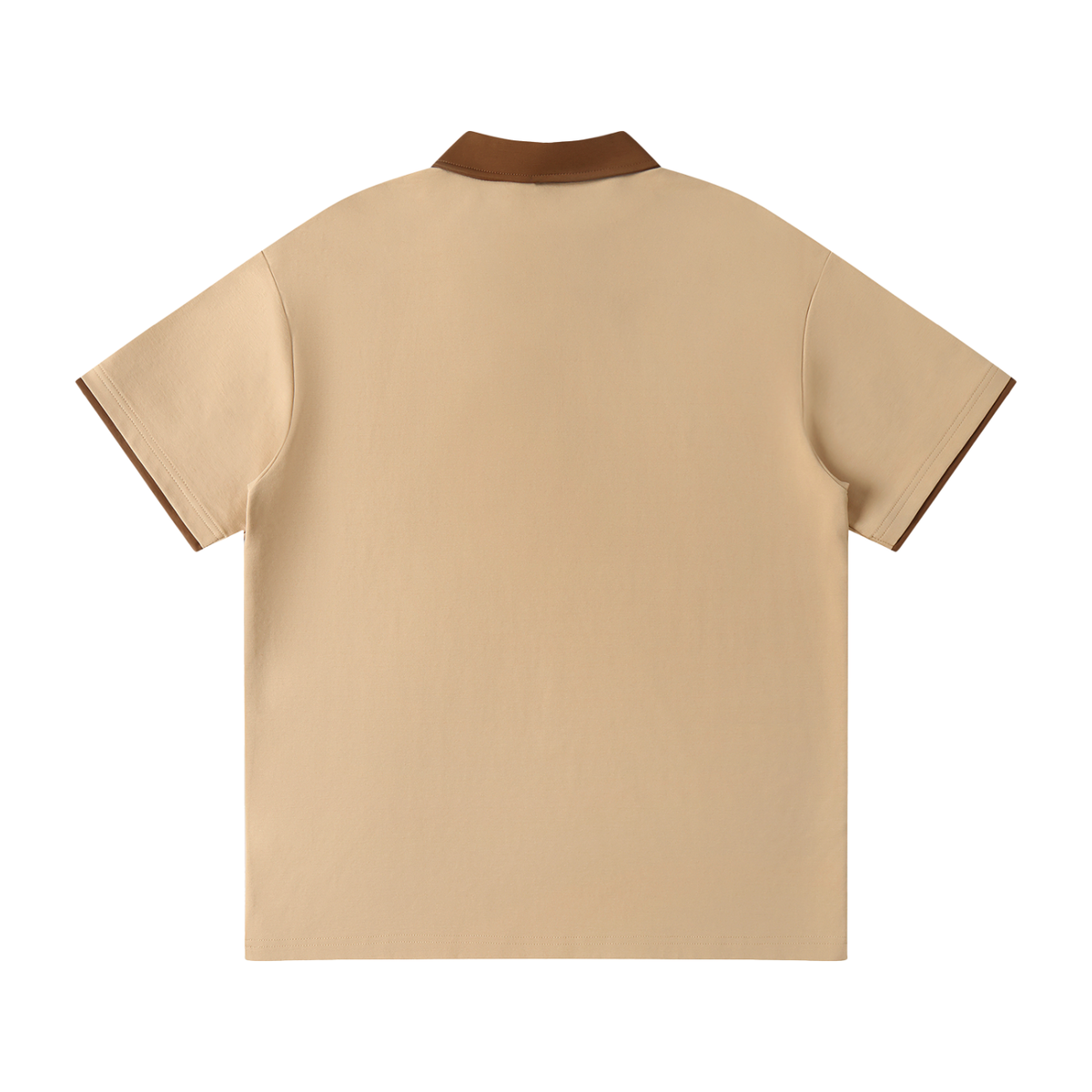 Hickory Polo, Khaki, Back view
