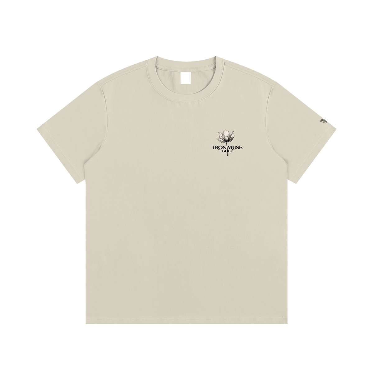 Flora Tee, Khaki, Front view