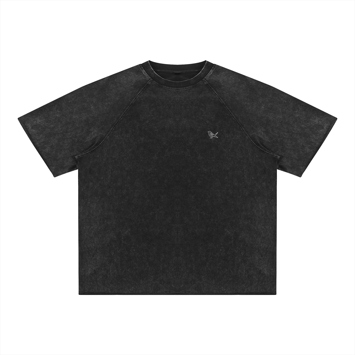 Range Tee, Black, Front view