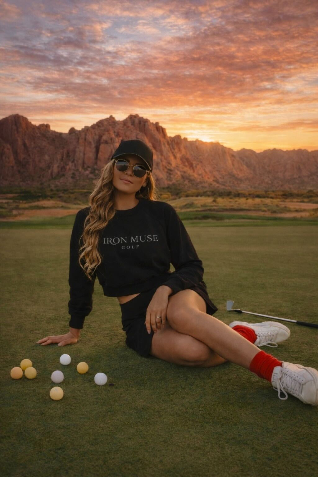 Iron Muse Cropped Golf Fleece Pullover