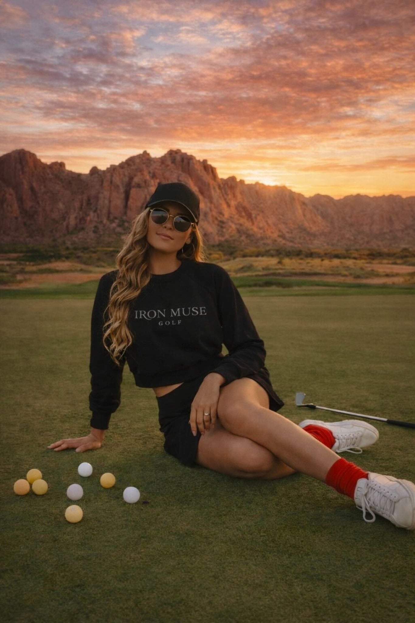 Iron Muse Cropped Golf Fleece Pullover