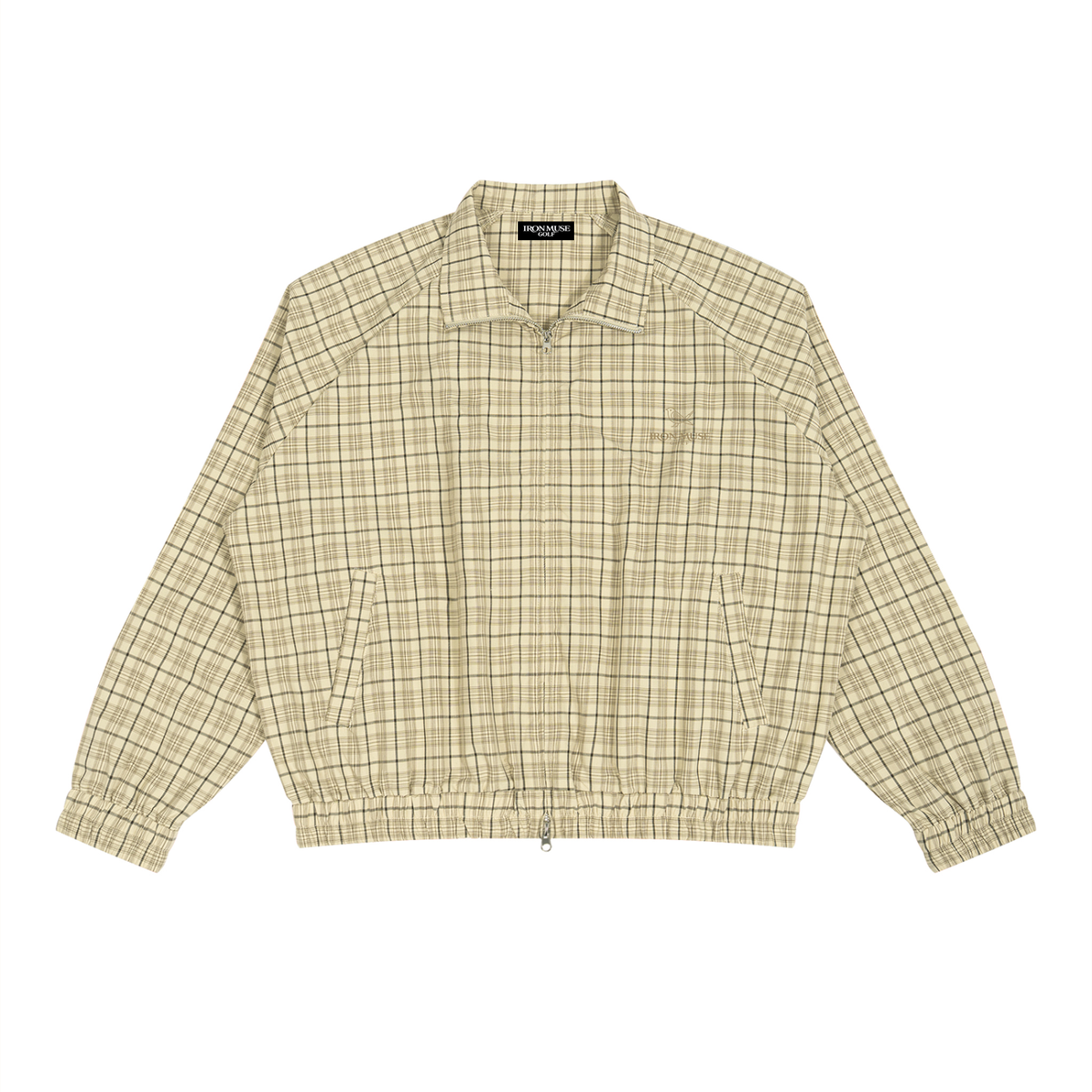 Clubhouse Plaid Jacket, Apricot Plaid, Front view