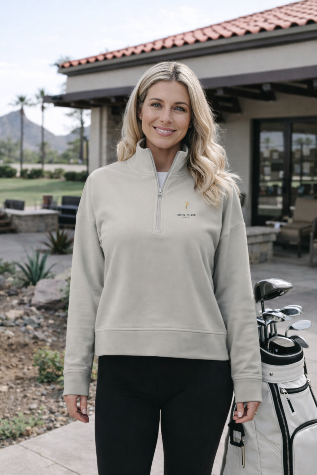 Iron Muse Premium Cropped Quarter Zip