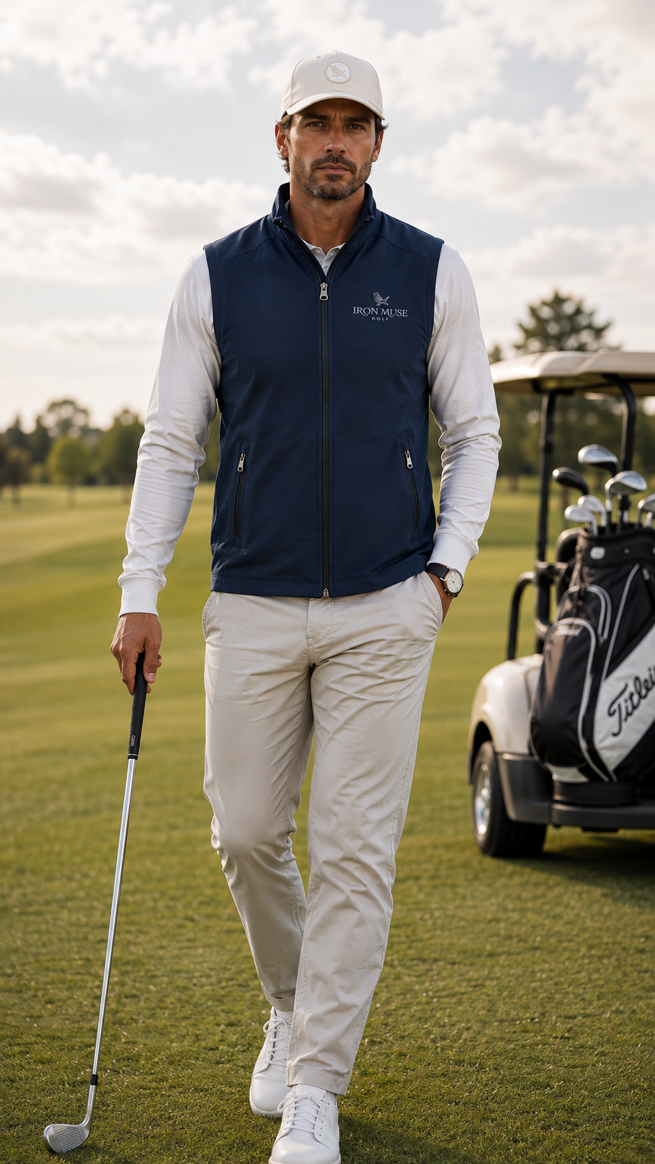 Men's Black Soft Shell Vest — Lightweight Windproof Zip Vest