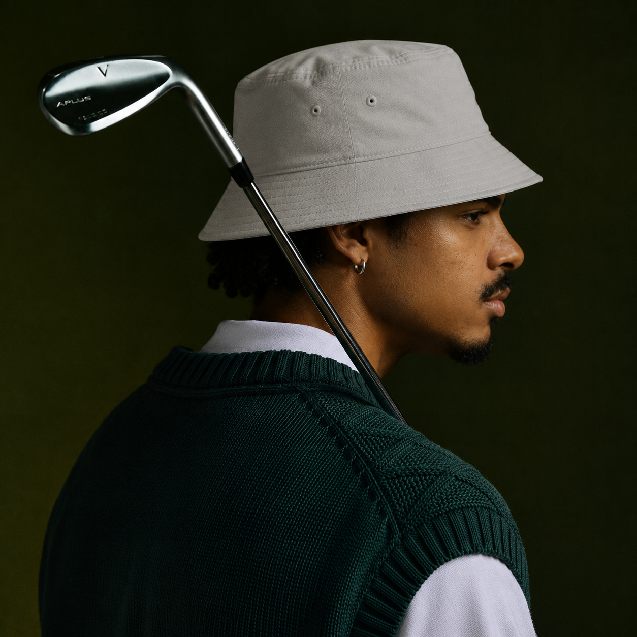 Plain Iron Muse Golf Bucket Hat