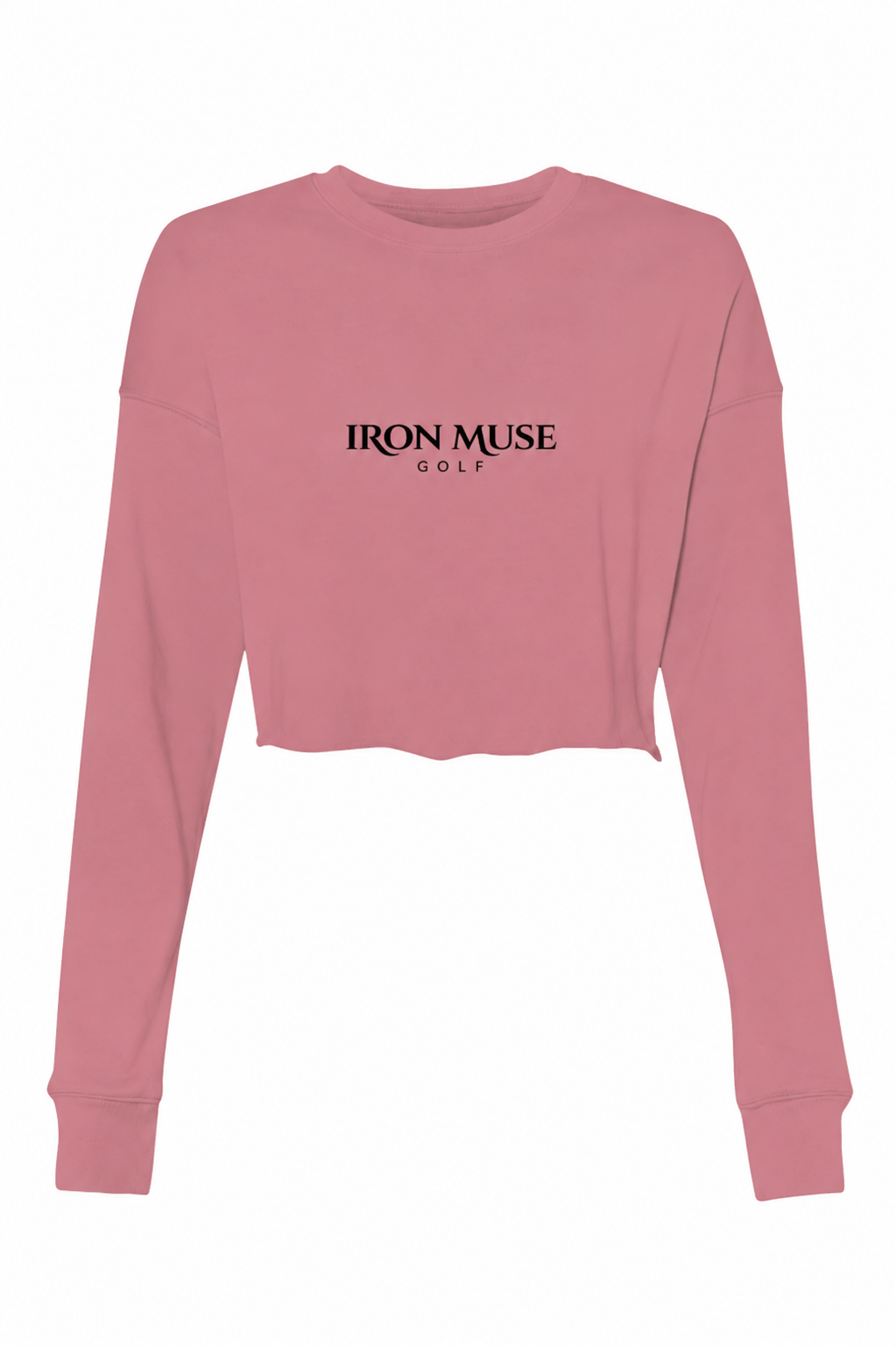 Iron Muse Crop Crew Fleece