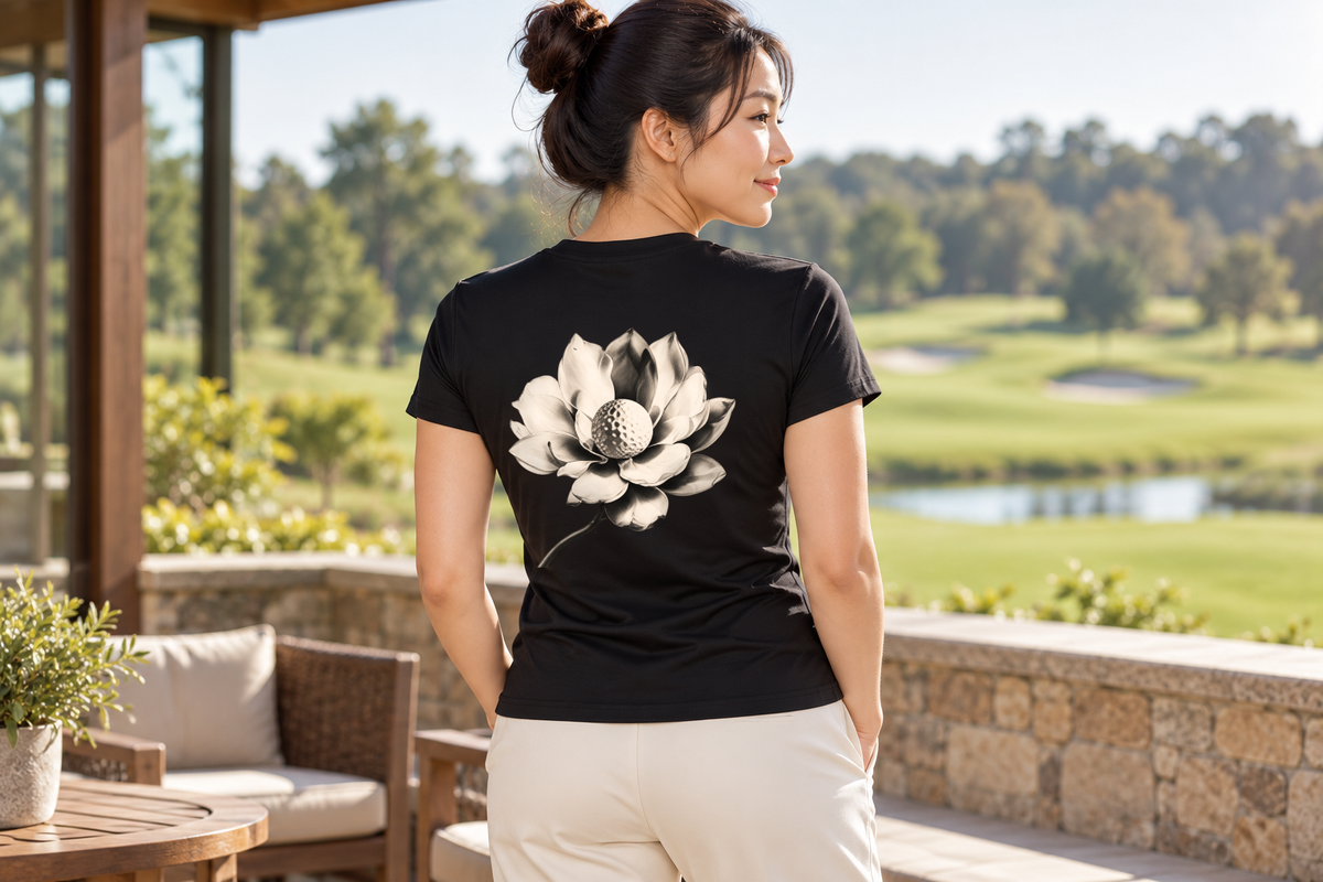 Aurora Tee worn in Black