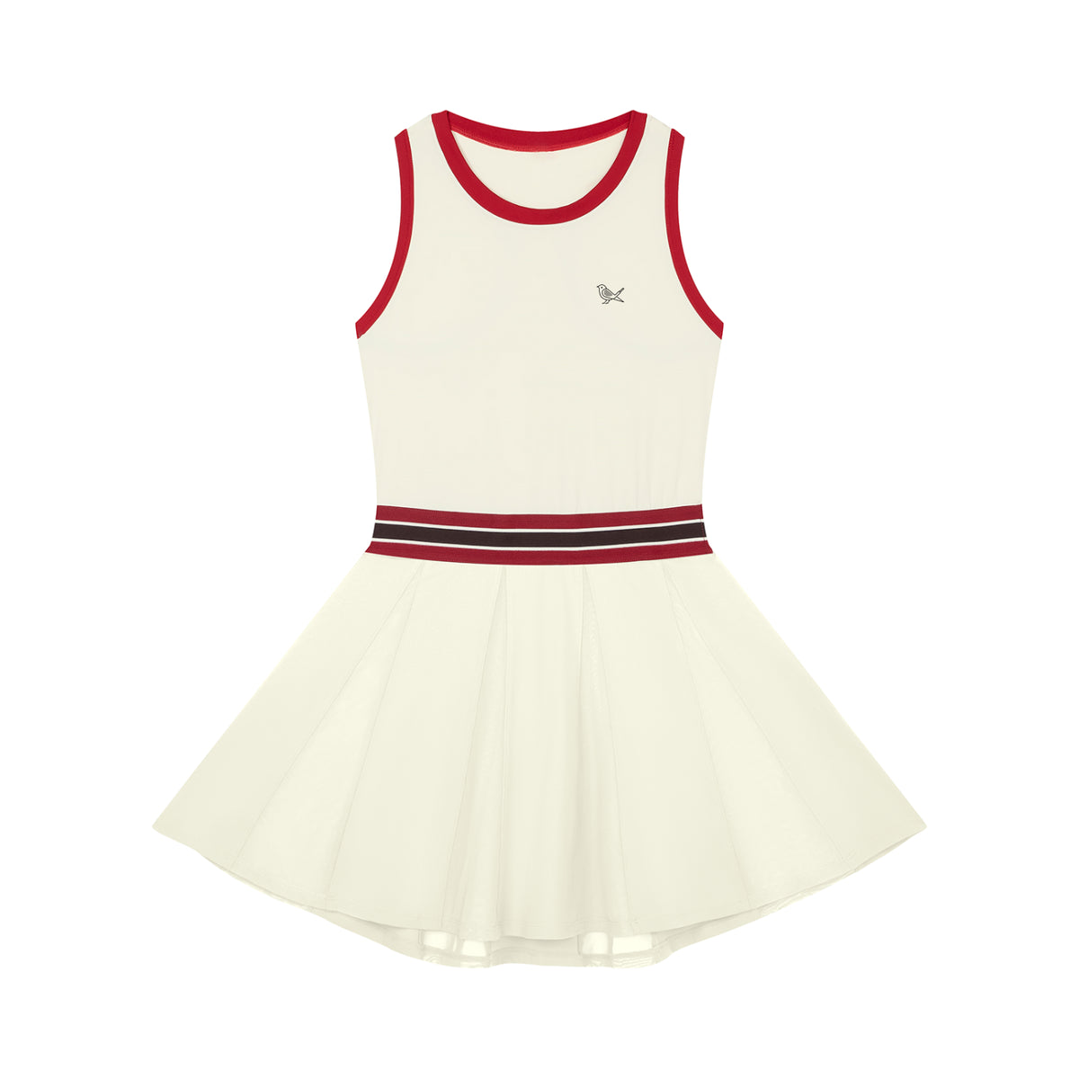 Fairway Muse Dress, Beige, Front view