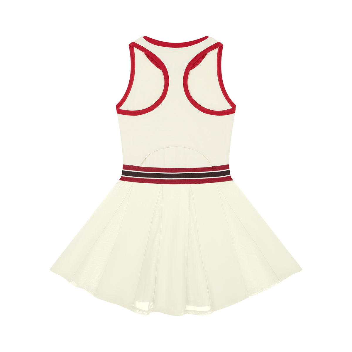 Fairway Muse Dress, Beige, Back view