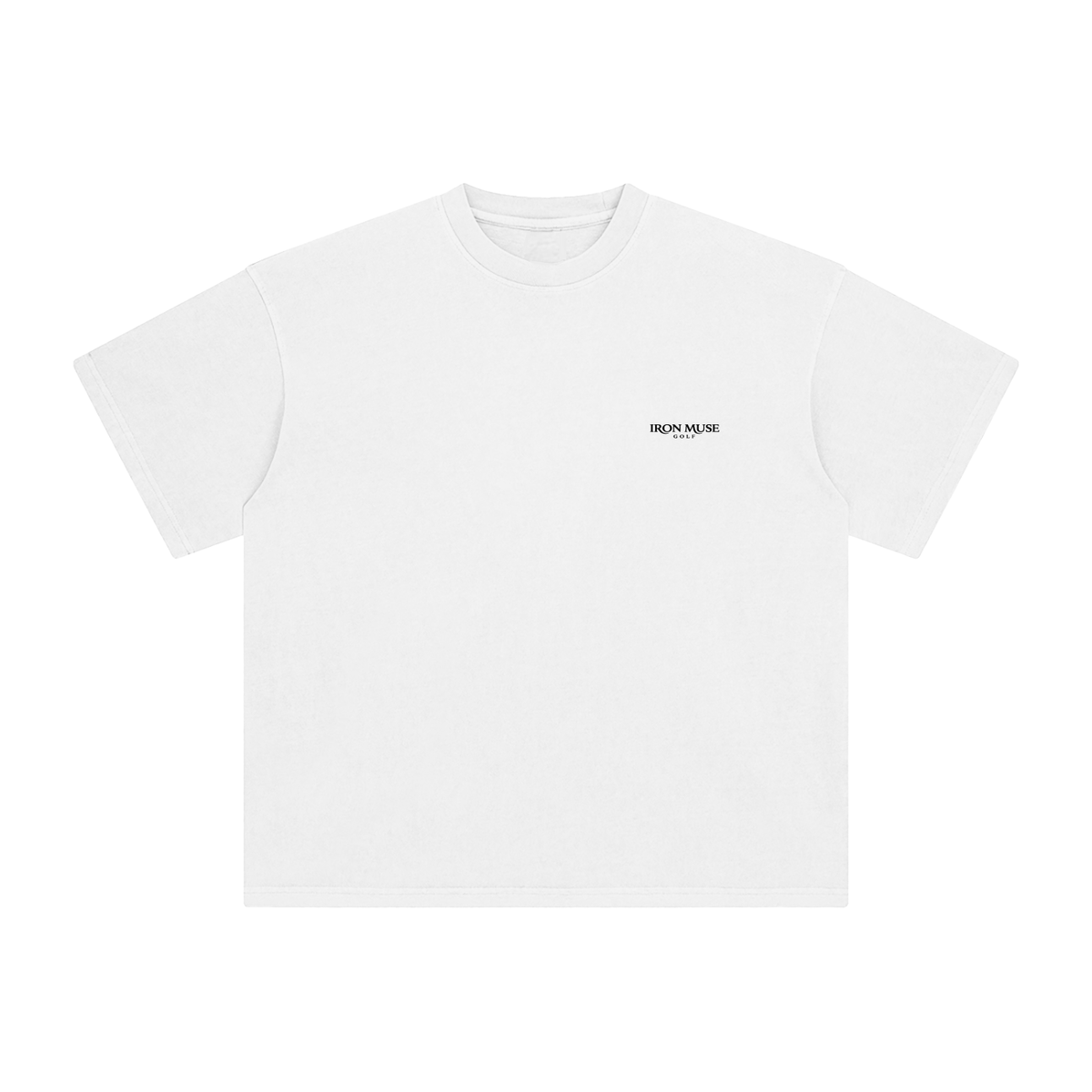 Half Moon Tee, White, Front view