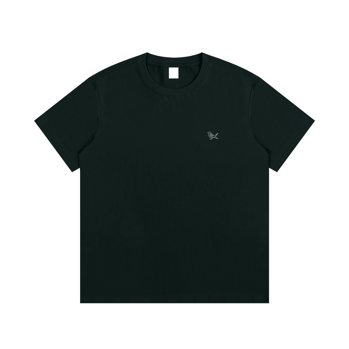 Contour Tee, Vintage Green, Front view