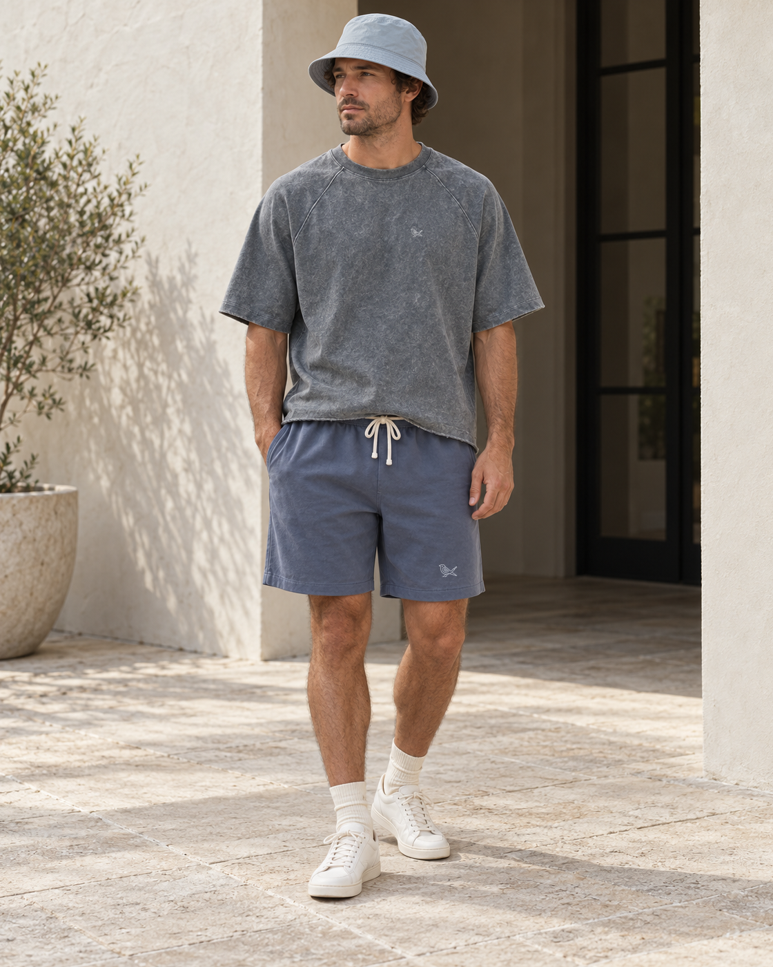 19th Short worn in Blue Jean