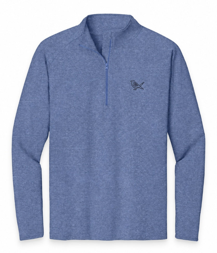 Range Zip, True Navy Heather, Front view