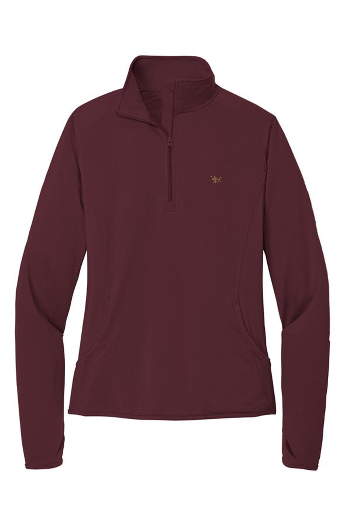 Range Zip, Maroon, Front view