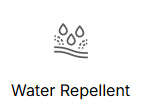 Water-repellent finish